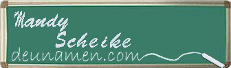 Mandy Scheike Visitenkarte